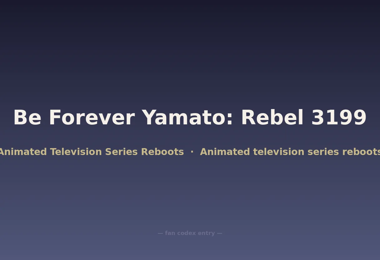 Be Forever Yamato: Rebel 3199