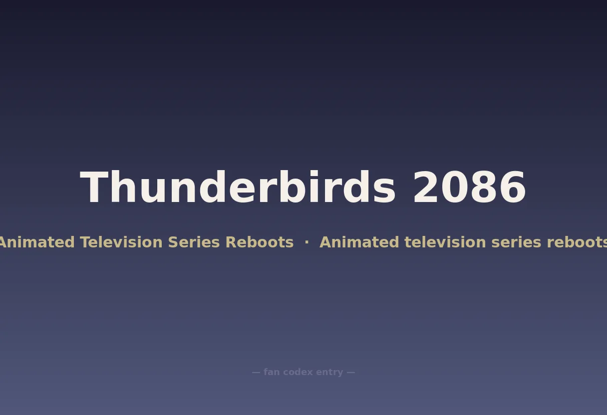 Thunderbirds 2086